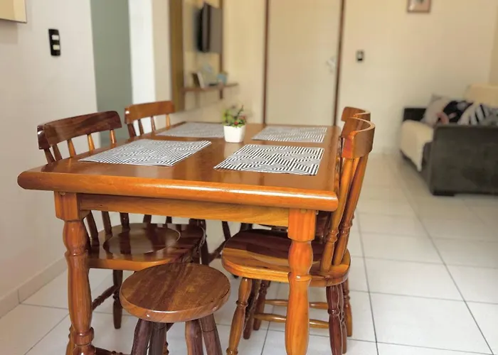 Apartamento Sun Way Ubatuba- Com Piscina, Churrasqueira E Play Ground